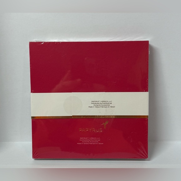 Papyrus Pink Floral Note Pad with Gold Pen Gift Set NEW - Picture 3 of 4